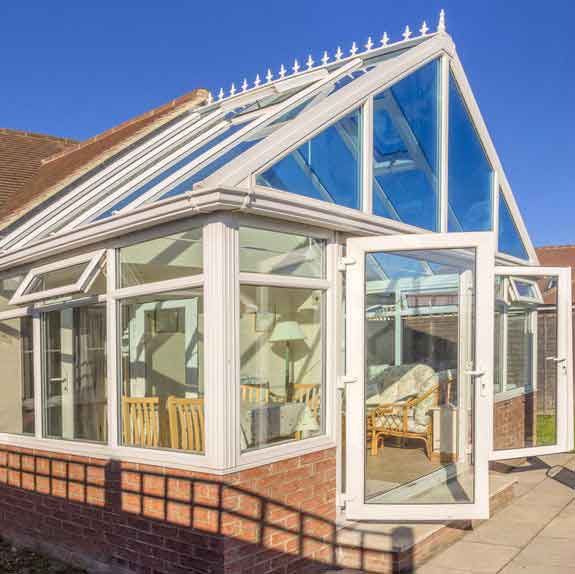 conservatory installed in a residential property